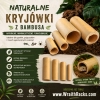 Kryjówka z naturalnego bambusa śr. 115-130 mm