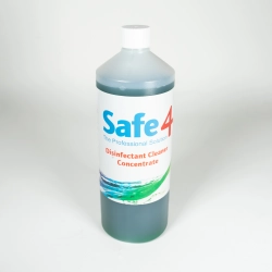 Safe4 Środek czyszczący i dezynfekujący do pudeł, terrarium (KONCENTRAT 900 ml, zielone jabłko)