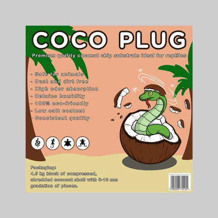 Podłoże kokosowe Coco Plug 6-10 mm (4,5kg)